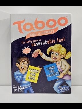 Taboo: Kids Vs. Parents Family Game Of Unspeakable Fun Hasbro (2018) New Sealed